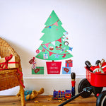 Personalised Advent Calendar Tree Wall Stickers
