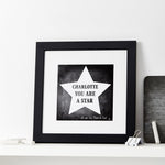 Personalised You Are A Star Chalkboard