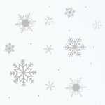 Silver Grey Snowflake & Snow Dot Wall and Window Stickers