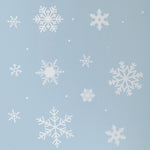 White Snowflake & Snow Dot Wall and Window Stickers